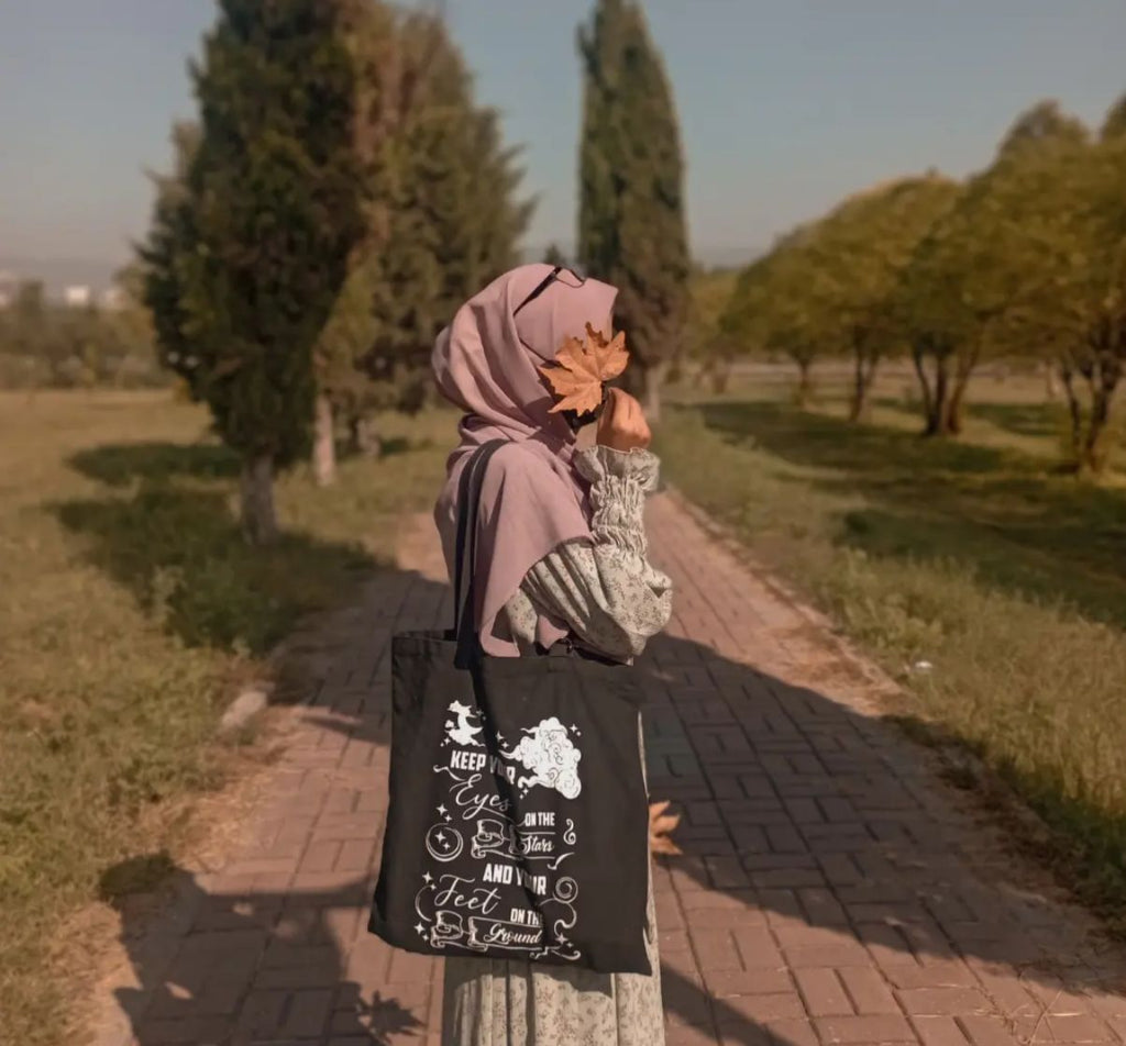 Celestial Canvas Tote